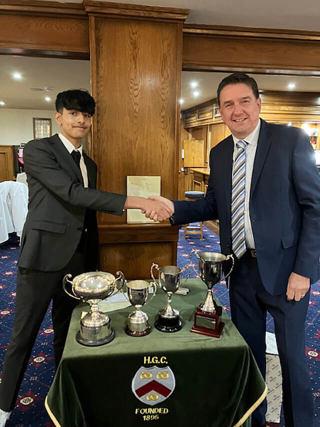 Junior Golfer Harris Kular