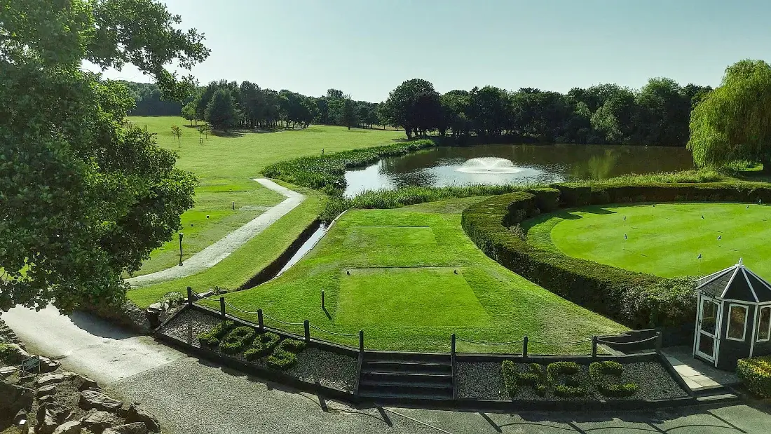 View of the first hole from the tee