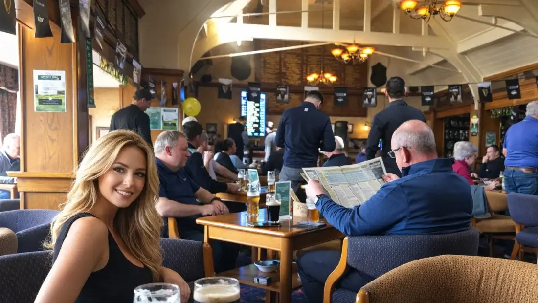 Main clubhouse lounge atmosphere