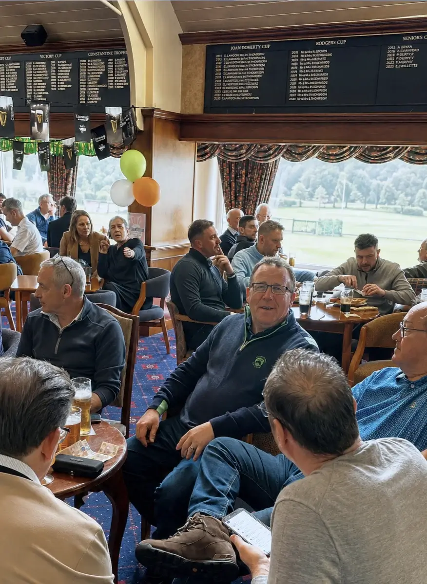 Members observing the club's dress code
